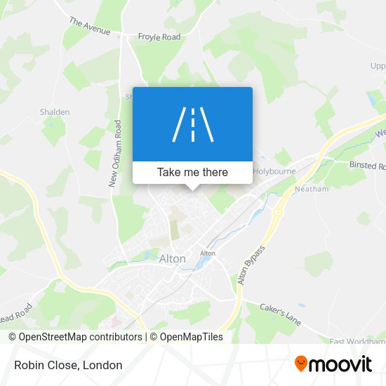 Robin Close map