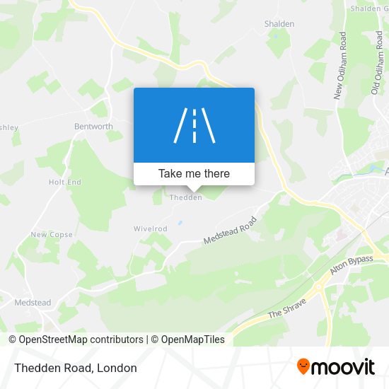 Thedden Road map