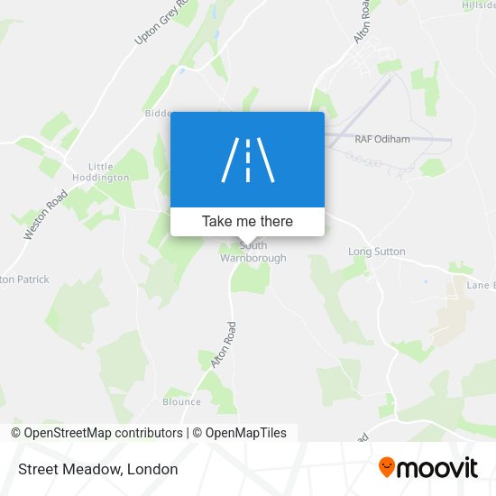 Street Meadow map