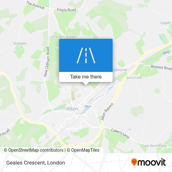 Geales Crescent map