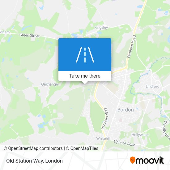 Old Station Way map