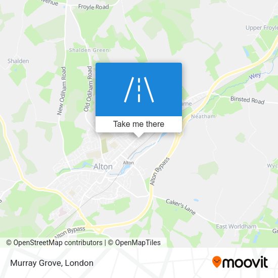 Murray Grove map