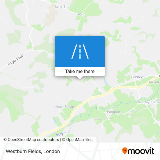 Westburn Fields map