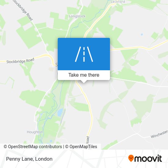 Penny Lane map