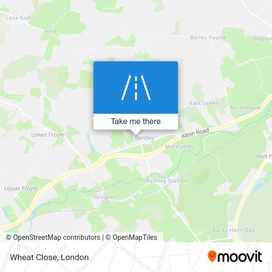 Wheat Close map