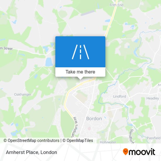 Amherst Place map