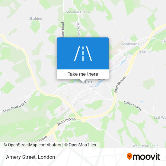 Amery Street map