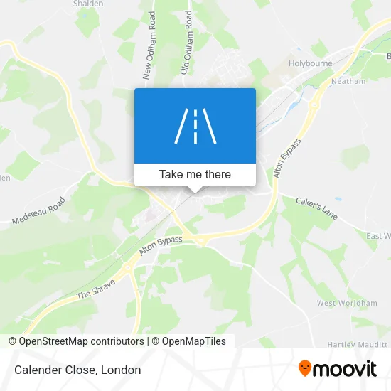 Calender Close map