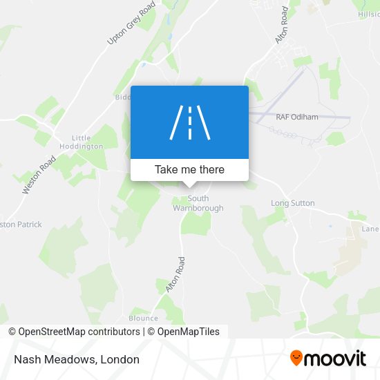 Nash Meadows map