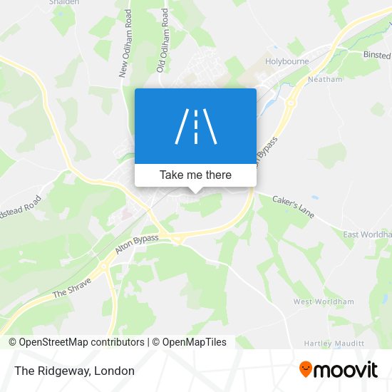 The Ridgeway map
