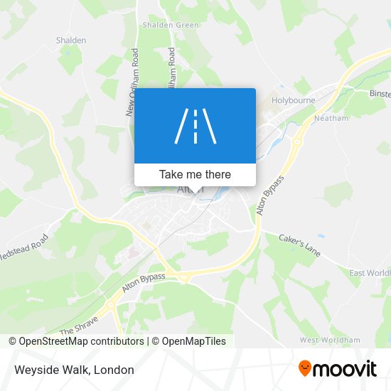 Weyside Walk map