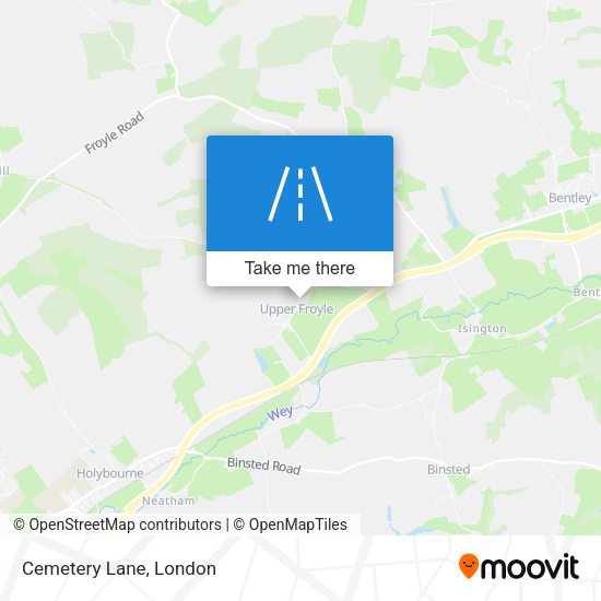 Cemetery Lane map
