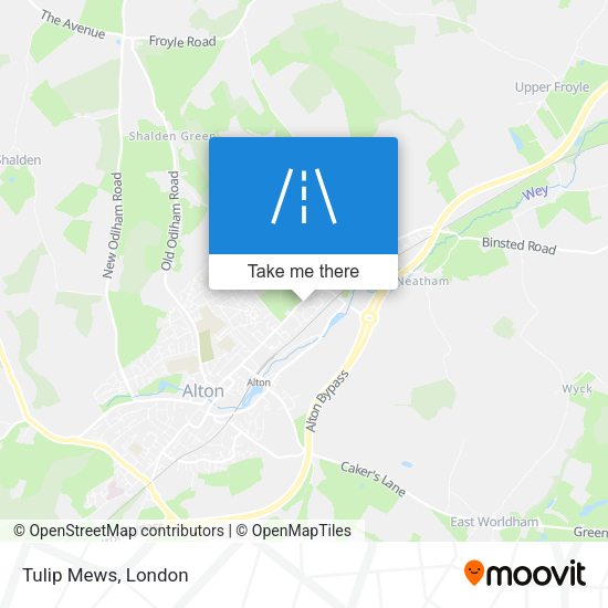 Tulip Mews map