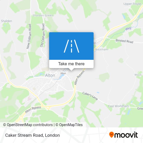 Caker Stream Road map