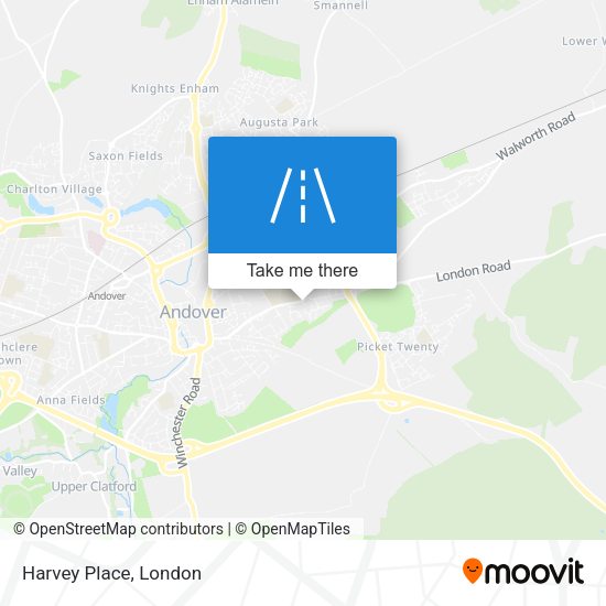 Harvey Place map