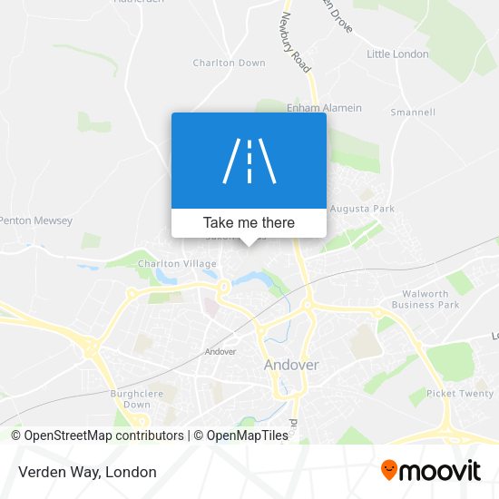 Verden Way map