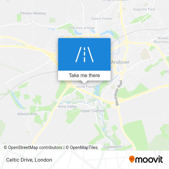 Celtic Drive map