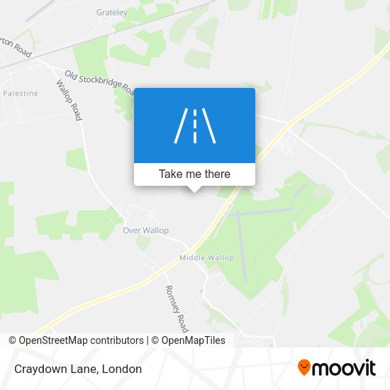 Craydown Lane map