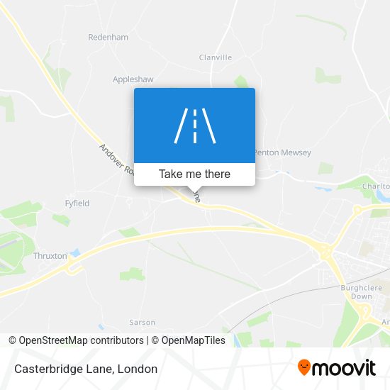 Casterbridge Lane map