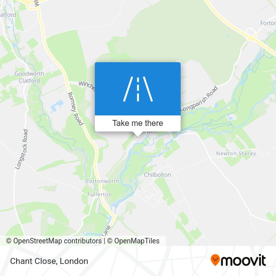 Chant Close map
