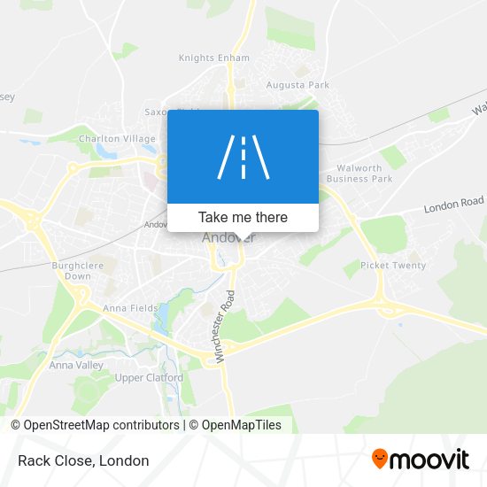 Rack Close map