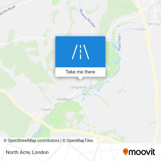 North Acre map