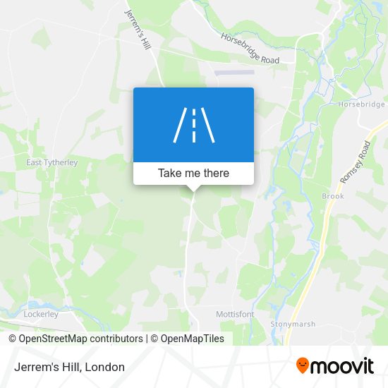 Jerrem's Hill map