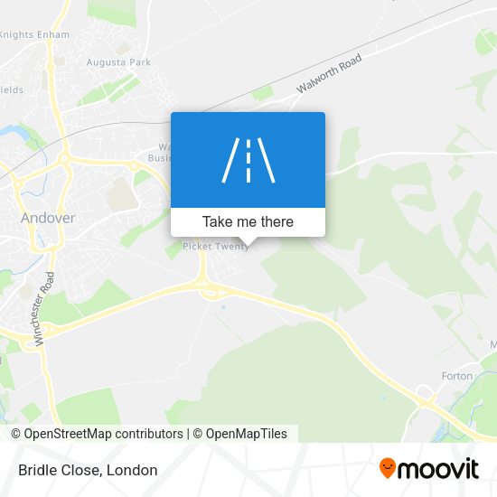 Bridle Close map