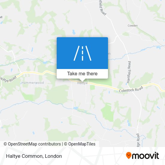 Haltye Common map