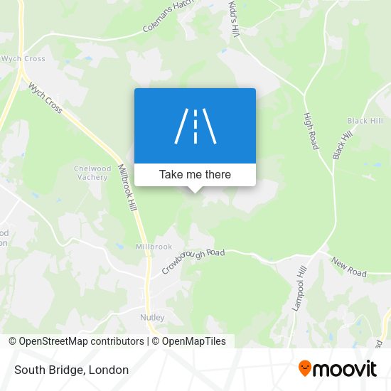 South Bridge map