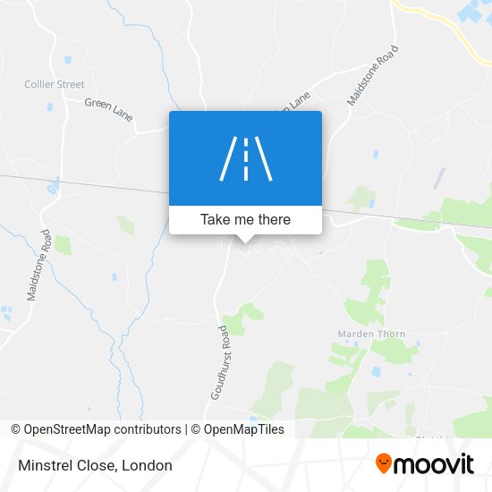 Minstrel Close map