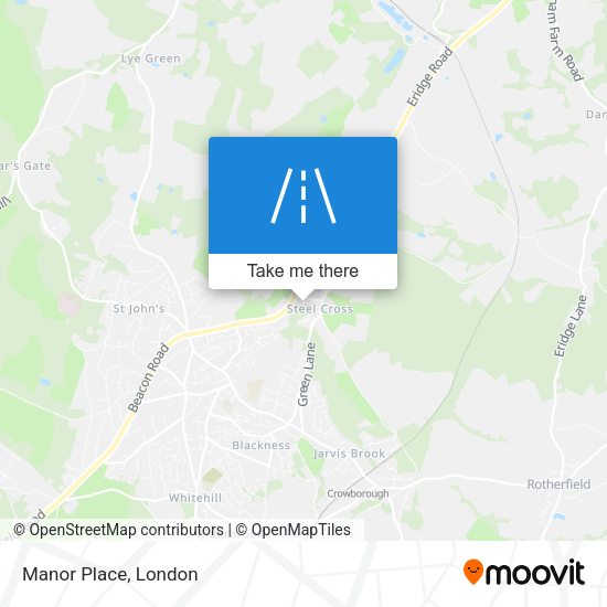 Manor Place map