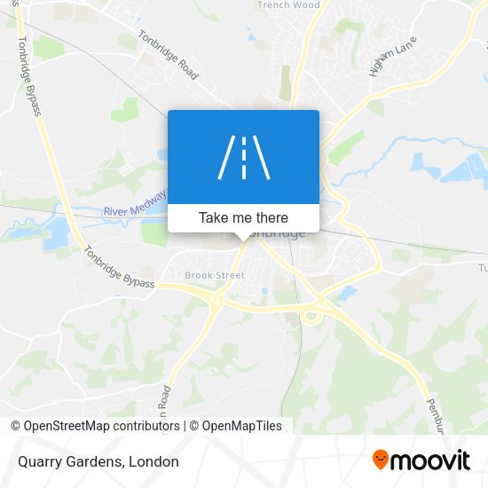 Quarry Gardens map