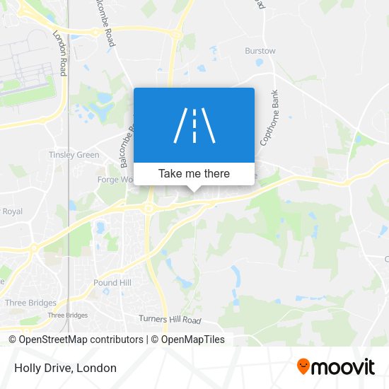 Holly Drive map