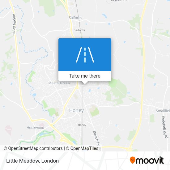 Little Meadow map