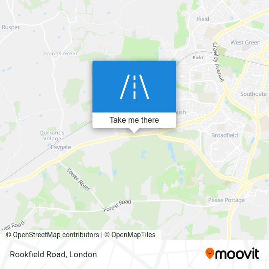 Rookfield Road map