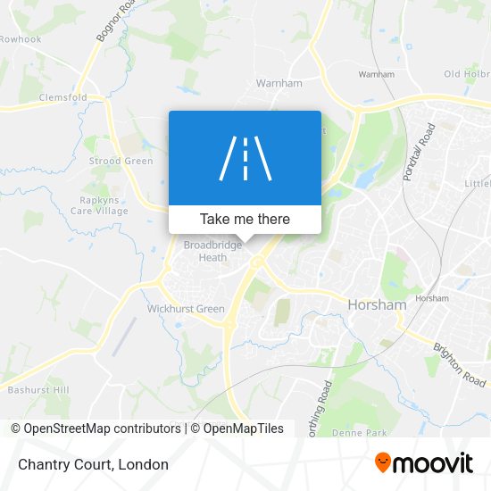Chantry Court map