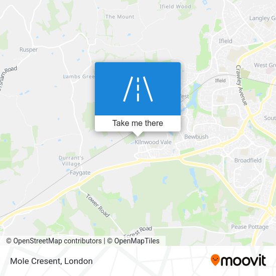 Mole Cresent map
