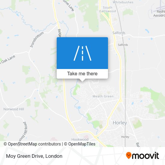 Moy Green Drive map