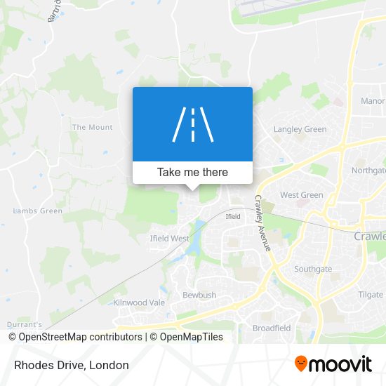 Rhodes Drive map