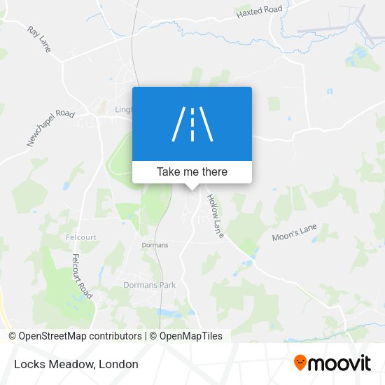 Locks Meadow map