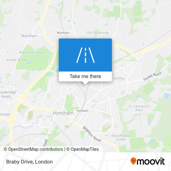 Braby Drive map