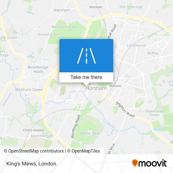 King's Mews map