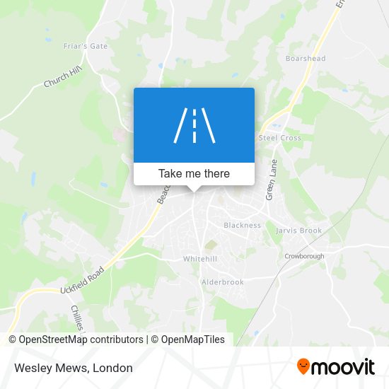 Wesley Mews map