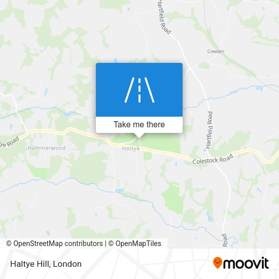 Haltye Hill map