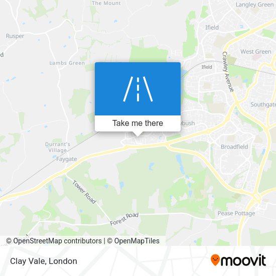 Clay Vale map