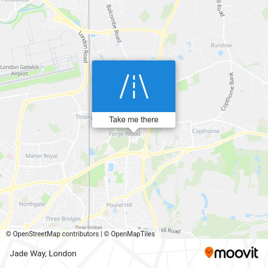Jade Way map