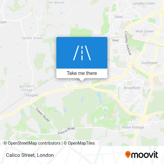 Calico Street map