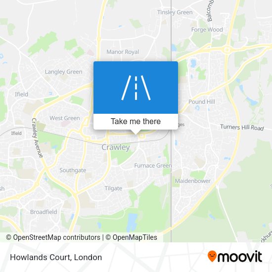 Howlands Court map
