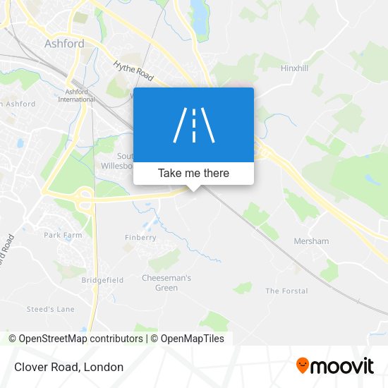 Clover Road map